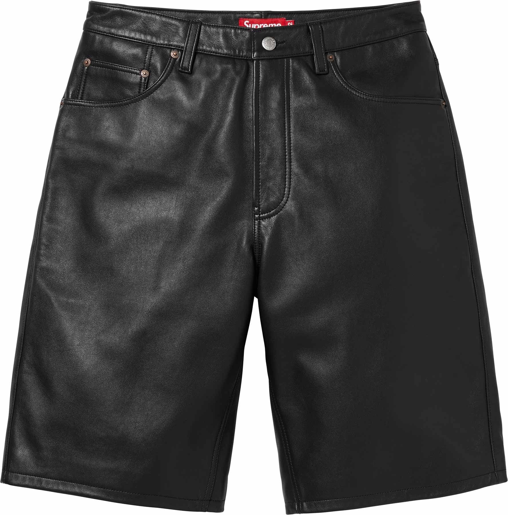 Baggy Leather Short view 2